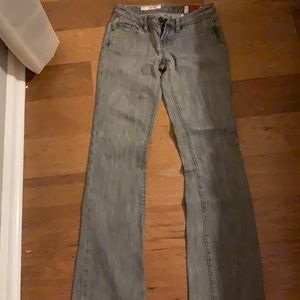 Dark Grey X2 Low rise boot cut jeans